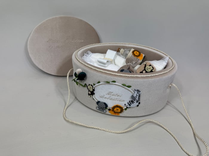 Trusou botez la cufar din catifea Luxury [3]