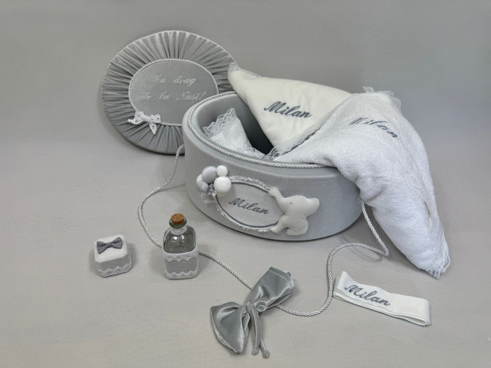 Trusou botez la cufar din catifea Luxury [2]