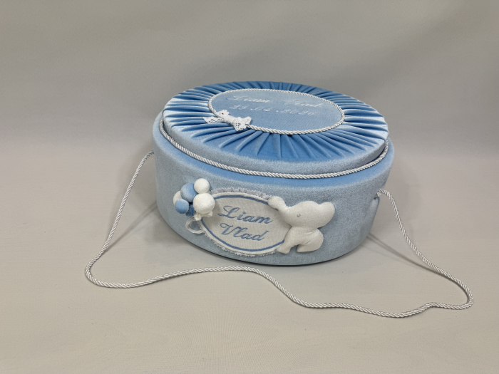 Trusou botez la cufar din catifea Luxury [7]