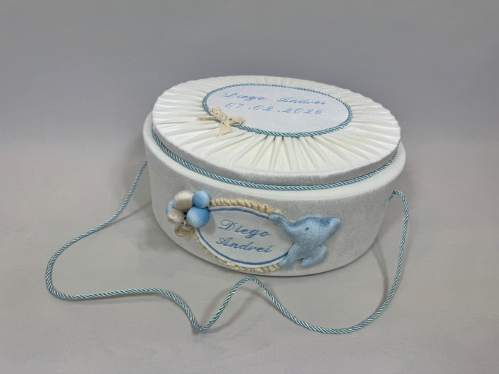 Trusou botez la cufar din catifea Luxury [5]