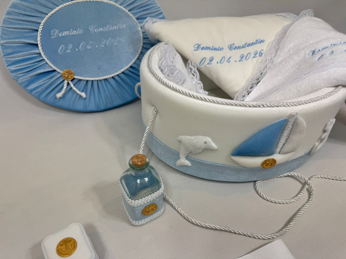 Trusou botez la cufar din catifea Luxury [4]