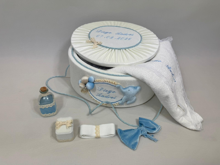 Trusou botez la cufar din catifea Luxury [4]