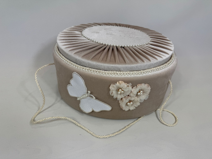 Trusou botez la cufar din catifea Ola Baby Elegance [6]
