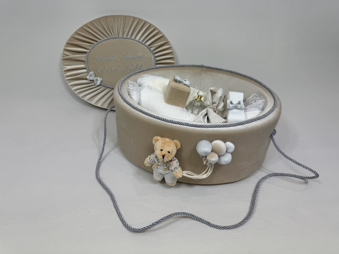 Trusou botez la cufar din catifea Premium [5]