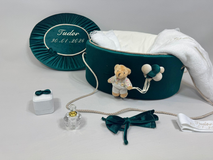 Trusou botez la cufar din catifea Premium [3]