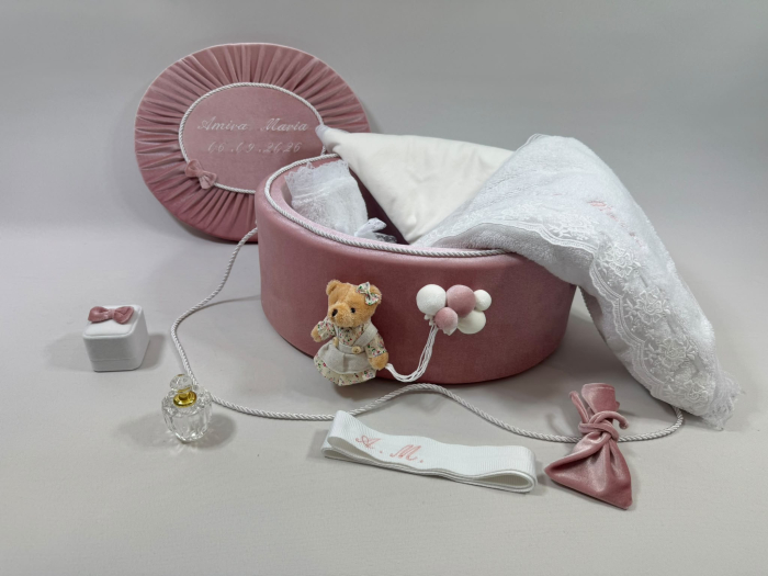 Trusou botez la cufar din catifea Premium [2]