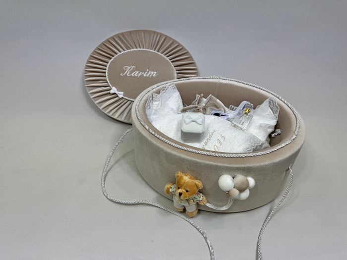 Trusou botez la cufar din catifea Premium [4]
