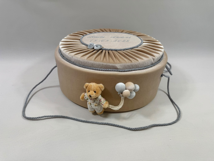 Trusou botez la cufar din catifea Premium [5]