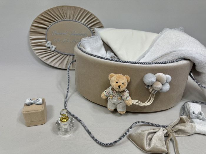 Trusou botez la cufar din catifea Premium [3]