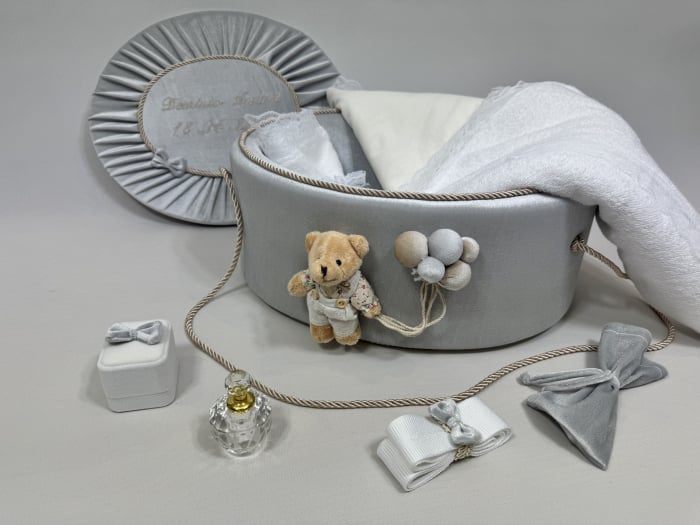 Trusou botez la cufar din catifea Premium [3]