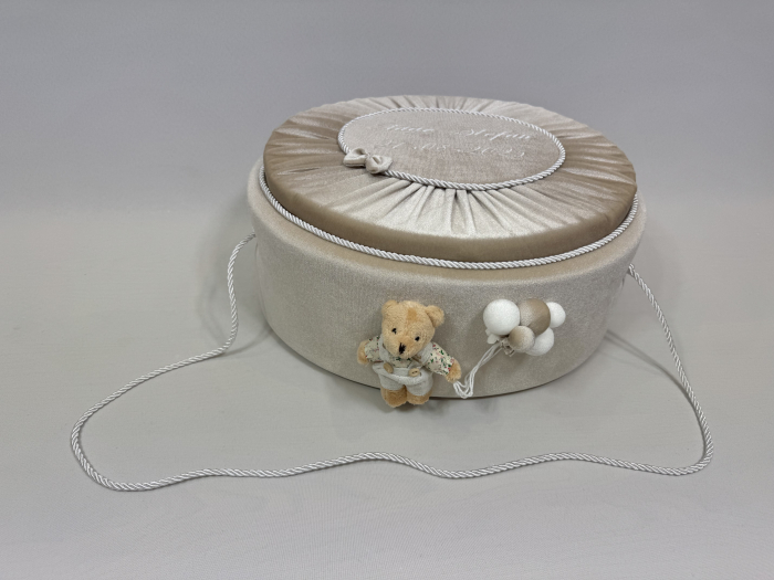 Trusou botez la cufar din catifea Premium [2]