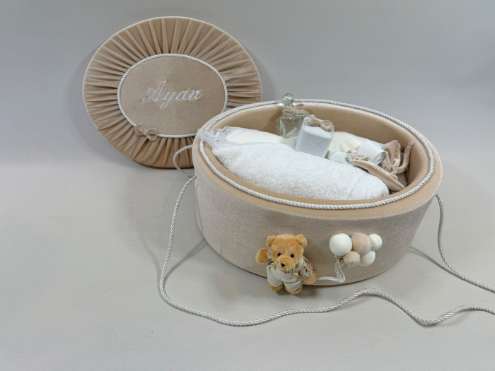 Trusou botez la cufar din catifea Premium [4]