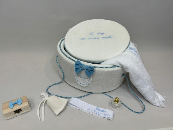 Trusou botez la cufar din catifea Premium [5]