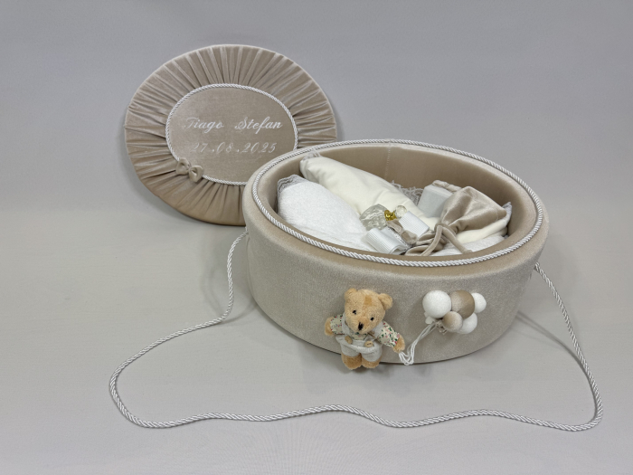 Trusou botez la cufar din catifea Premium [3]