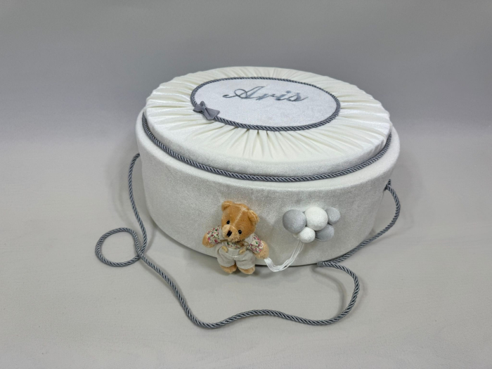 Trusou botez la cufar din catifea  Premium [6]