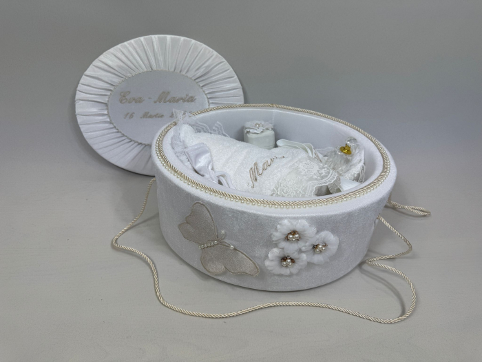 Trusou botez la cufar din catifea  Elegance [5]