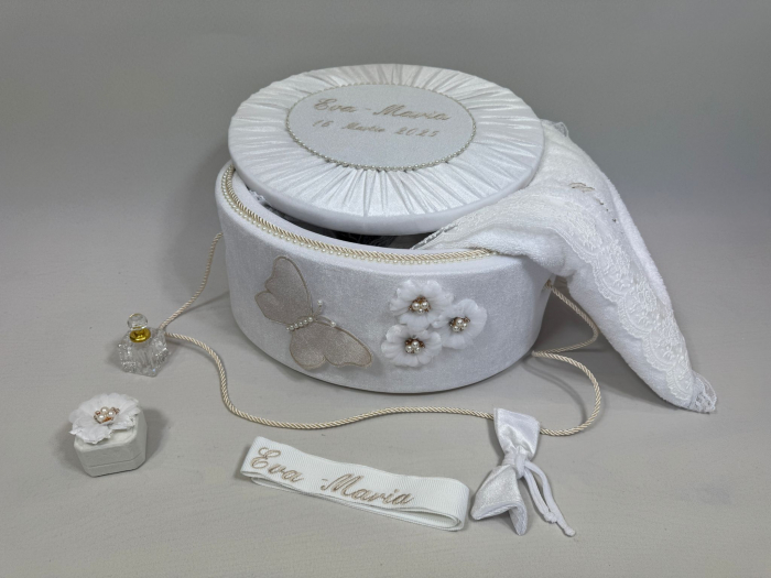 Trusou botez la cufar din catifea  Elegance [4]