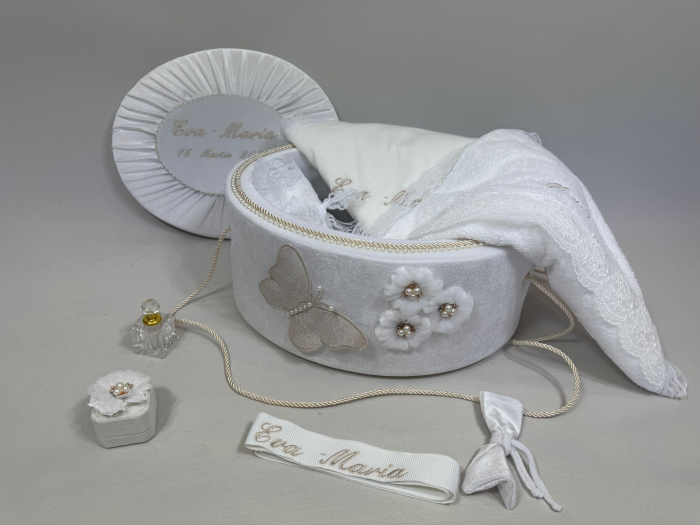 Trusou botez la cufar din catifea  Elegance [3]