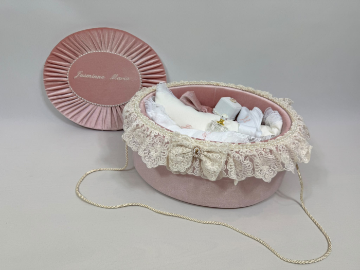Trusou botez la cufar din catifea Elegance [4]