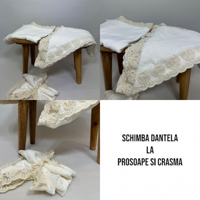 Trusou botez la cufar din catifea si lumanare Glamour [10]