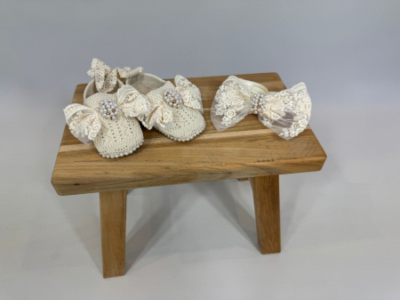 Accesorii botez fetite - Botosei botez+bentita