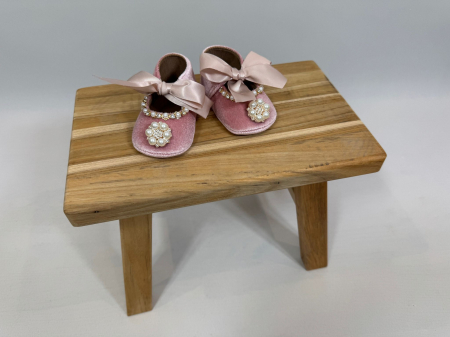 Accesorii botez fetite - Botosei botez din catifea