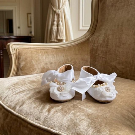 Accesorii botez fetite - Botosei botez din catifea