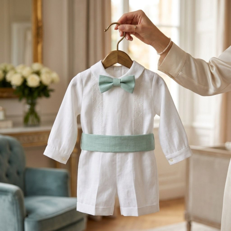 Hainute botez baieti - Costumas botez