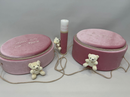 Set trusou botez cu lumanare + Set prima baita Clasic [5]