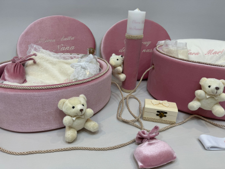 Set trusou botez cu lumanare + Set prima baita Clasic [2]