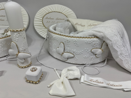 Set trusou botez cu lumanare + Set prima baita Glamour [3]