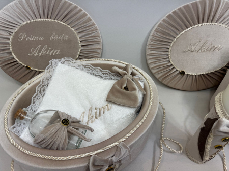 Set trusou botez cu lumanare + Set prima baita Deluxe [3]