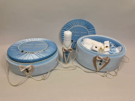 Set trusou botez cu lumanare+ Set prima baita Deluxe [5]