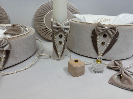 Set trusou botez cu lumanare + Set prima baita Deluxe [5]