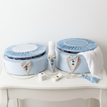 Set trusou botez cu lumanare+ Set prima baita Deluxe [0]