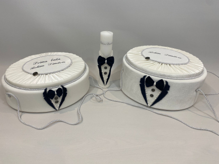 Set trusou botez cu lumanare+ Set prima baita Deluxe [7]