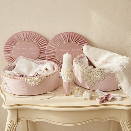 Set trusou botez cu lumanare+ Set prima baita Glamour [0]