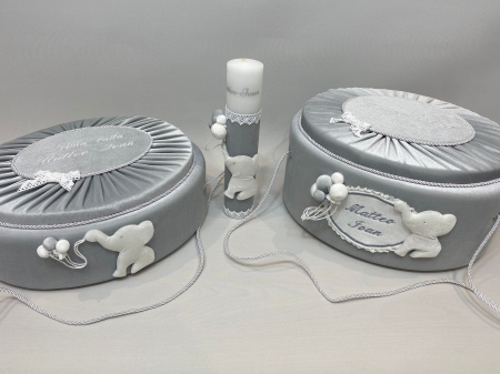 Set trusou botez cu lumanare + Set prima baita Luxury [4]