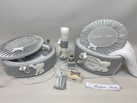 Set trusou botez cu lumanare + Set prima baita Luxury [3]