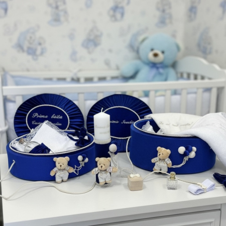 Set trusou botez cu lumanare + Set prima baita Premium [0]