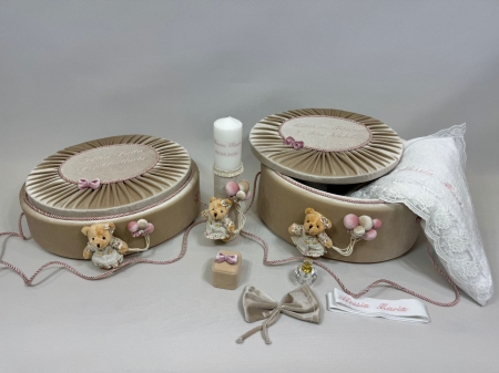 Set trusou botez cu lumanare + Set prima baita Premium [6]