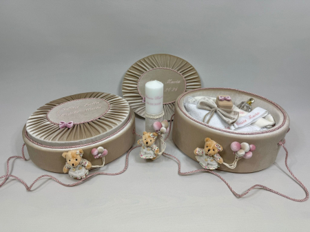 Set trusou botez cu lumanare + Set prima baita Premium [5]