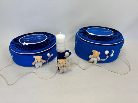 Set trusou botez cu lumanare + Set prima baita Premium [7]