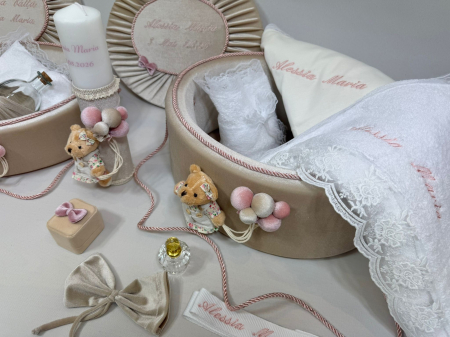 Set trusou botez cu lumanare + Set prima baita Premium [3]