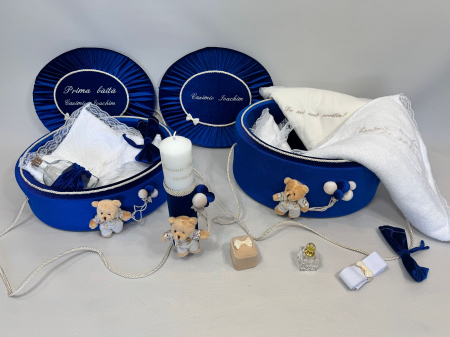 Set trusou botez cu lumanare + Set prima baita Premium [1]