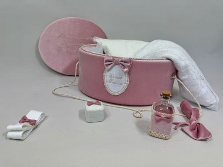 Trusouri botez Basic - Trusou botez la cufar din catifea Basic