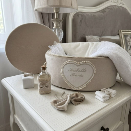 Trusouri botez Basic - Trusou botez la cufar din catifea Basic