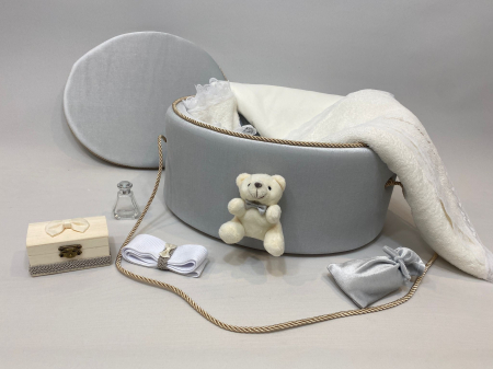 Trusouri Botez Clasic - Trusou botez la cufar din catifea Clasic