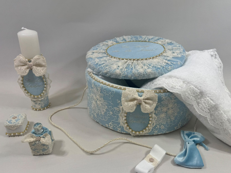 Trusou botez la cufar din catifea Deluxe [5]
