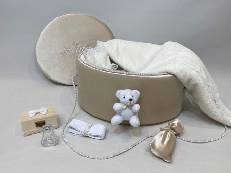 Trusouri Botez Clasic - Trusou botez la cufar din catifea Basic